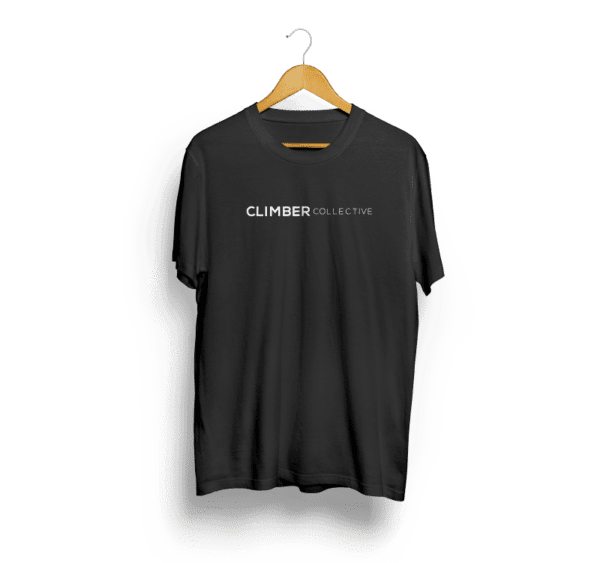 Climber Collective Tee - White on Black
